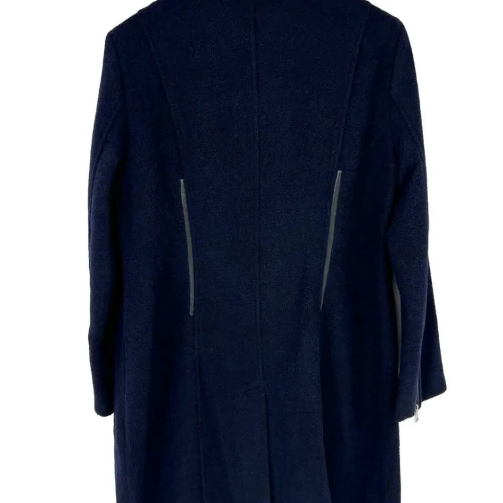 Guess Women's Dark Blue Double-Breasted Pea Coat XL - Picture 3 of 16